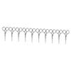 Beaupretty 10pcs Manual Eyebrow Scissors Nose Hair Trimmer Round Head Grooming Scissors view 1