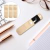 3pcs Protective Case Eyelash for False Lashes Lash Kit Leather Kit Pu Leather Covers Eyelash Grafting Tweezer Cover Pu Sleeve Golden view 4