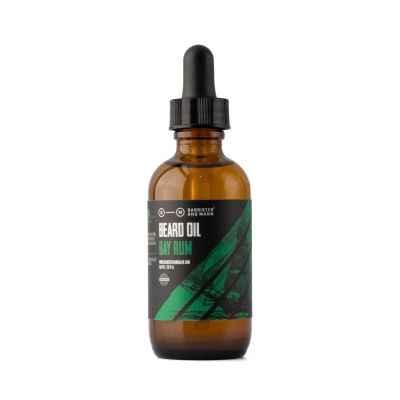 Barrister and Mann Beard Oil | Softens, Moisturizes Beard Mustaches Jojoba Seed Oil Conditioner Grooming Routine Notes of Black Strap Rum & West Indie Bay, Sweet Orange, Cinnamon 1oz (Bay Rum)