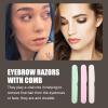 FOMIYES Eyebrow Trimmer Trimmer Set 8pcs Safety with Comb for Stainless Steel Abs view 3