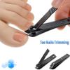 AVERZELLA 60-Pack Slanted Edge Nail Clippers Bulk, Angled Toe Nail Clippers Pack Cuticle Nail Cutters Clippers Fingernail Clippers Slanted for Women Men Seniors Homeless Care (Black) view 3