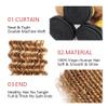 Ombre 1B27 Deep Wave Bundles Black To Honey Blonde Human Hair Bundles Grade 8A Brazilian Remy Hair Weaves Extensions For Women 24 26 28 Inch view 3