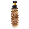 Ombre 1B27 Deep Wave Bundles Black To Honey Blonde Human Hair Bundles Grade 8A Brazilian Remy Hair Weaves Extensions For Women 24 26 28 Inch view 4