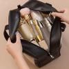 3pcs PVC Makeup Bag,Clear PVC Makeup Kits Organizer Make up Set Bag,Clear Cosmetic Bag PVC Plastic Zippered Pouches Portable Toiletry Bags for Men Women Black view 4
