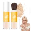 Sunscreen Setting Powder,Brush Setting Makeup SPF 50 PA++ for All Skin,Moisturizing & Lightweight Loose Face Powder with Sunscreen Brush,Soft Matte Finish Long Lasting Oil Control Make up view 1