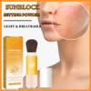 Sunscreen Setting Powder,Brush Setting Makeup SPF 50 PA++ for All Skin,Moisturizing & Lightweight Loose Face Powder with Sunscreen Brush,Soft Matte Finish Long Lasting Oil Control Make up view 2