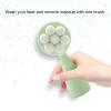 3pcs Double Sided Cleansing Brush with Soft Deep Cleansing Exfoliation Removing Blackhead Massaging Portable Lightweight for Face Pores Makeup Oil view 2