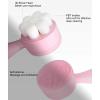 3pcs Double Sided Cleansing Brush with Soft Deep Cleansing Exfoliation Removing Blackhead Massaging Portable Lightweight for Face Pores Makeup Oil view 3