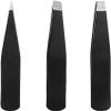 3 Piece Stainless Steel Tweezers for Facial Hair Remover view 1