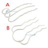 5 pcs/Lot 80MM 88mm Hair Clips Hair plug hair fork Bob Bows - (Color: B 80x50mm) view 2