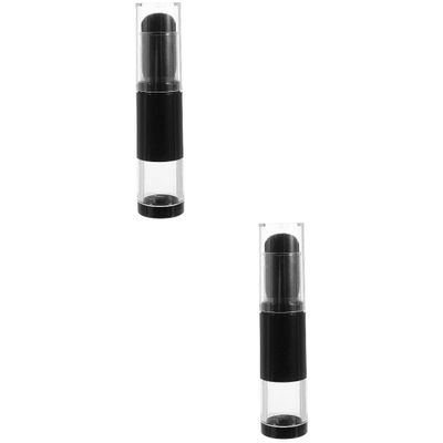 balacoo Makeup Foundation Brush - 2PCS Powder Brush Cream Liquid Foundation Brush Travel Makeup for Powder Liquid Foundation Makeup, with Refillable Loose Powder Bottle Jar
