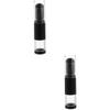 balacoo Makeup Foundation Brush - 2PCS Powder Brush Cream Liquid Foundation Brush Travel Makeup for Powder Liquid Foundation Makeup, with Refillable Loose Powder Bottle Jar view 1