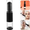 balacoo Makeup Foundation Brush - 2PCS Powder Brush Cream Liquid Foundation Brush Travel Makeup for Powder Liquid Foundation Makeup, with Refillable Loose Powder Bottle Jar view 3