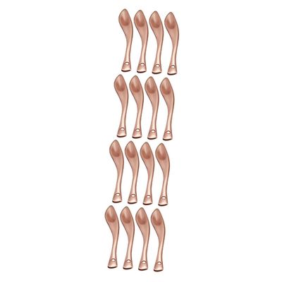 FRCOLOR 16pcs Small Silverware Spoons Skincare Spatula Lotion Tool Cream Facial Spoons Cosmetic Supplies