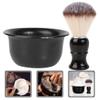 Beavorty 1set Men Shaving Kit Shaving Brush and Bowl Portable Grooming Accessories for Smooth and Comfortable Shave Essential for Daily Use view 3