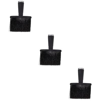 FRCOLOR 3pcs Hair Duster Brush Barber Neck Duster for Wet Hair Detangler Comfortable Brush for Salon