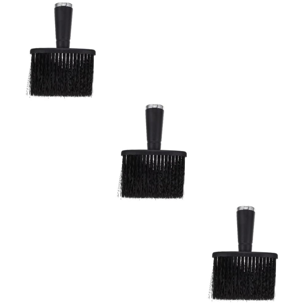 FRCOLOR 3pcs Hair Duster Brush Barber Neck Duster for Wet Hair Detangler Comfortable Brush for Salon