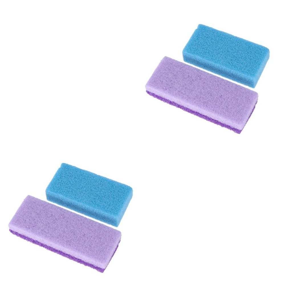 FRCOLOR 4pcs Dead Skin Remover for Feet Pumice Stone Foot Scraper Callus Remove Stone Random Color