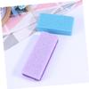 FRCOLOR 4pcs Dead Skin Remover for Feet Pumice Stone Foot Scraper Callus Remove Stone Random Color view 3