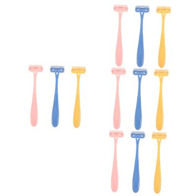 FRCOLOR 12pcs Manual Body Hair Trimmer for Women Lightweight Hair Removal Tool for Armpit Leg Compact and Portable Shaving