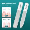 Lobodt Glass Nail Shiner,Upgrade Nano Glass Nail Files &Nail Buffers Polisher Professional Crystal Manicure Tools Kit for Natural Nail, Great for Home Salon or Travel Use view 2