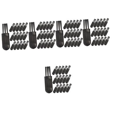 FRCOLOR 500pcs Mini Razor Cleaning Brush Shaver Cleaner Ergonomic Non-slip Handle for Easy Use for Grooming Tools Nose Hair Trimmers and Hard Reach Spaces