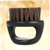 FOMIYES 2pcs Men's Hair Brush Barber Tool Beard Brush Portable Shaving Comb Gentle Bristles for Mustache view 3