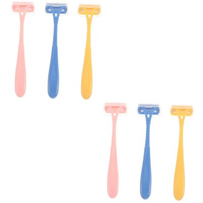 FRCOLOR 6pcs Ladies Body Hair Trimmer Manual Hair for Women Portable Depilator Tool for Underarm Shaver