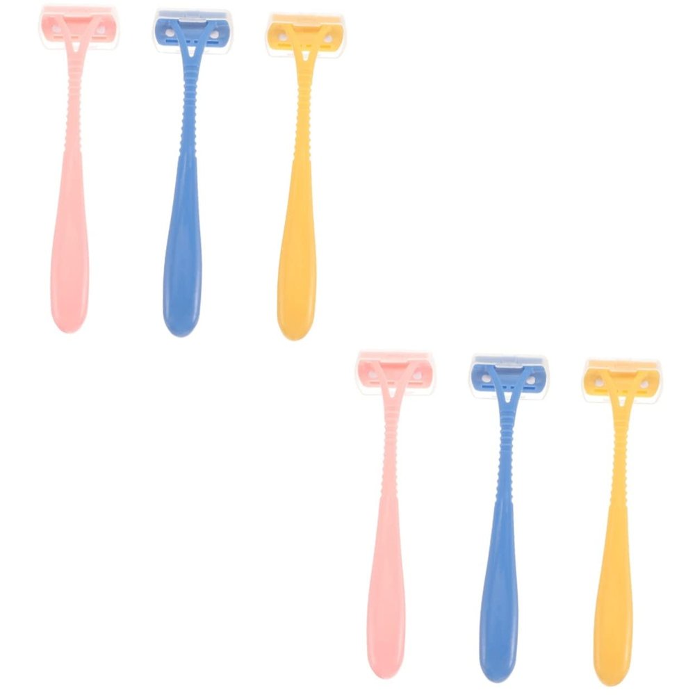 FRCOLOR 6pcs Ladies Body Hair Trimmer Manual Hair for Women Portable Depilator Tool for Underarm Shaver