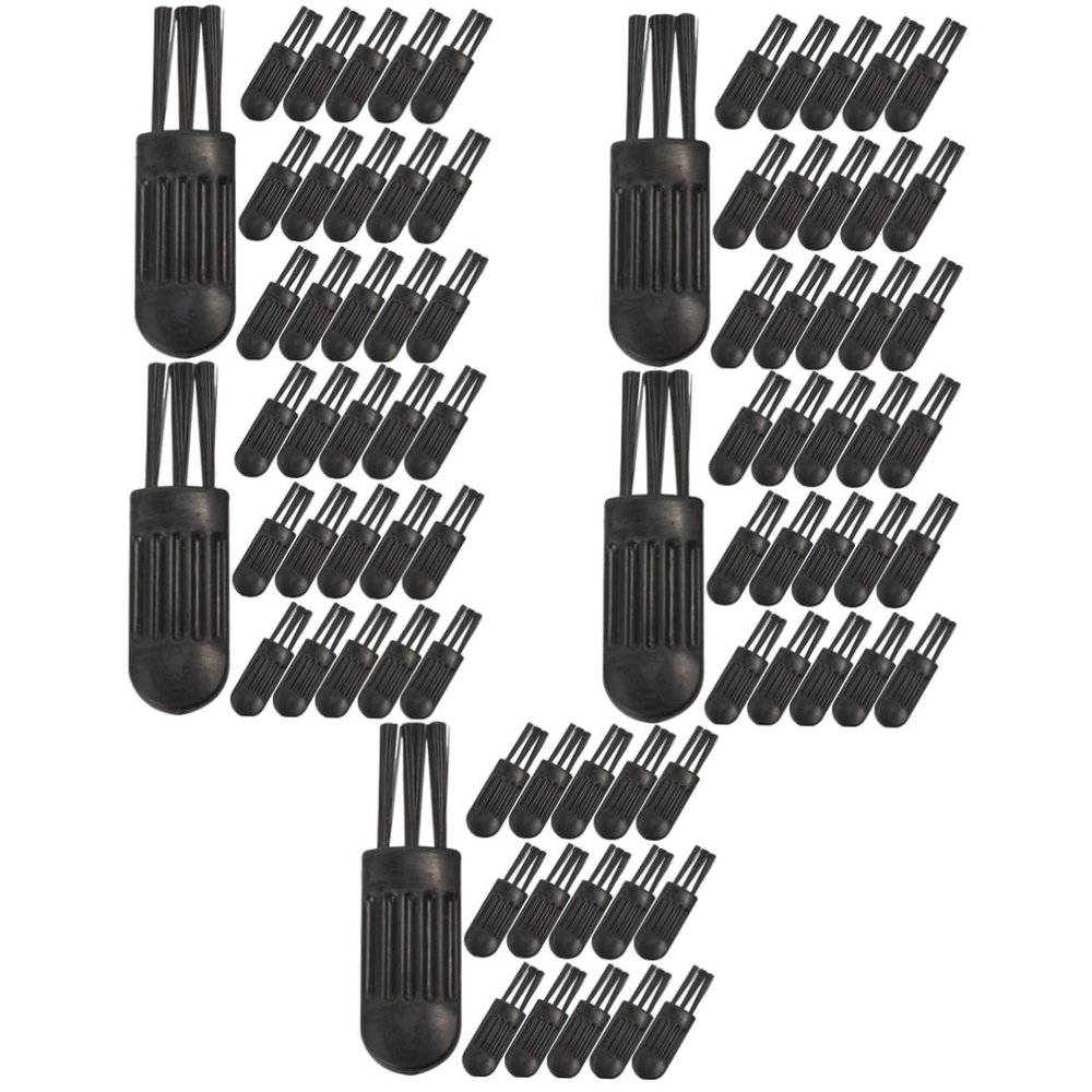 FOMIYES 500pcs Electric Cleaning Brush Nonslip Handle for Shaver Trimmer Compact Design for Household Use Grooming Accessory for Men Women