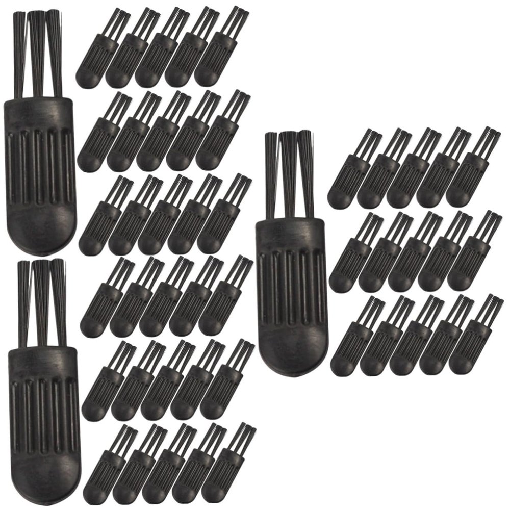FOMIYES 300pcs Mini Cleaning Brush for Shaver Clipper and Household Appliances Ergonomic Handle Design for Hard Reach Areas and Beard Hair Removal