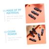 FOMIYES 300pcs Mini Cleaning Brush for Shaver Clipper and Household Appliances Ergonomic Handle Design for Hard Reach Areas and Beard Hair Removal view 3