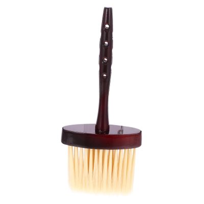 FOMIYES 2pcs Salon Neck Duster Brush for Hair Removal Handle Cleaning Tool for Broken Hair Comfortable Grip for Neck and Face Lightweight and Design