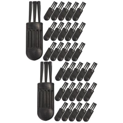 FOMIYES 200pcs Nose Hair Trimmer Brush Cleaning Tool Shaver Cleaning Brush for Beard and Hair Removal Portable Compact Skin-Friendly Design for Easy Daily Use