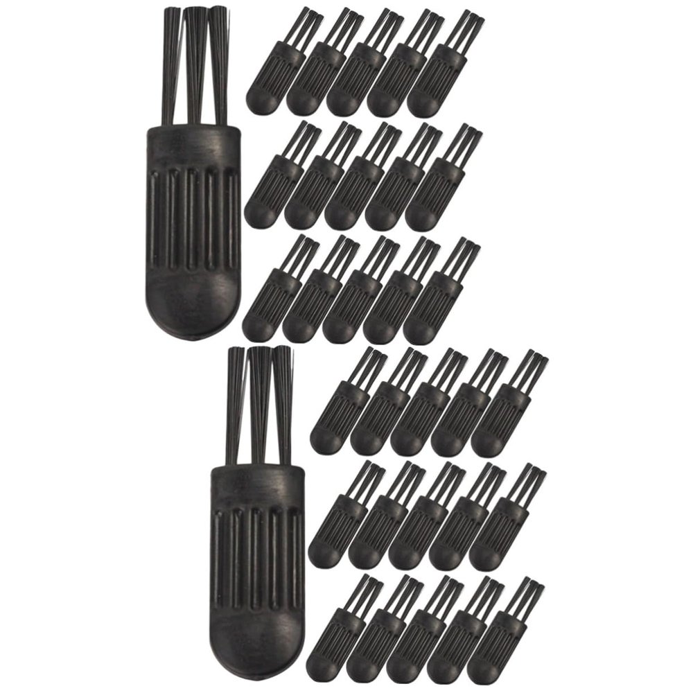 FOMIYES 200pcs Nose Hair Trimmer Brush Cleaning Tool Shaver Cleaning Brush for Beard and Hair Removal Portable Compact Skin-Friendly Design for Easy Daily Use