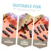 FOMIYES 200pcs Nose Hair Trimmer Brush Cleaning Tool Shaver Cleaning Brush for Beard and Hair Removal Portable Compact Skin-Friendly Design for Easy Daily Use view 2