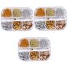 FOMIYES Nail Art Foil Glitter Decor and Silver Sequins for Nail Art Easy to Apply for Manicurists and Personal Use view 1