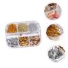 FOMIYES Nail Art Foil Glitter Decor and Silver Sequins for Nail Art Easy to Apply for Manicurists and Personal Use view 2