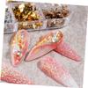 FOMIYES Nail Art Foil Glitter Decor and Silver Sequins for Nail Art Easy to Apply for Manicurists and Personal Use view 3