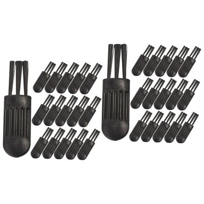 FRCOLOR 200pcs Mini Cleaning Brush for Electric Shavers and Trimmers Non-Shedding Bristles for Cleaning Ergonomic Grip Design for Convenient Use