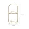 FRCOLOR 6pcs Two-layer Sponge Powder Puff Holder Stylish Makeup Egg Rack for Easy Storage and Elegant Design Gold and Rose Gold Finishes view 2