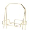 FRCOLOR 6pcs Two-layer Sponge Powder Puff Holder Stylish Makeup Egg Rack for Easy Storage and Elegant Design Gold and Rose Gold Finishes view 3