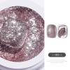 NailArt 6 Colors Flash Manicure High Density Gold and Silver Japanese Platinum Glue Metal Painted Pull Glue NailArt view 2