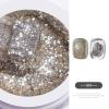 NailArt 6 Colors Flash Manicure High Density Gold and Silver Japanese Platinum Glue Metal Painted Pull Glue NailArt view 2