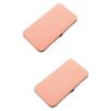 FOMIYES 2pcs Box Professional Lash Tweezer Holder Case Portable Makeup Box Travel Tweezer Storage Pink view 1