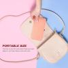 FOMIYES 2pcs Box Professional Lash Tweezer Holder Case Portable Makeup Box Travel Tweezer Storage Pink view 2