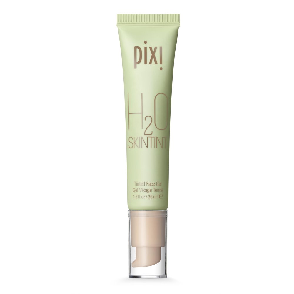 Pixi H2O SkinTint | Tinted Gel Moisturizer | Lightweight, Hydrating & Water-Resistant | Evens Tone & Reduces Redness | Fair | 1.2 fl oz/35 ml