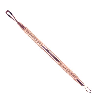 1 Professional Stainless Steel Blackhead Remover Blemish Extractor Tool Acne Skin Nose Face Tzone Whitehead Zit Pimple Popper Comedone Pustule Removal Double Ended 2 in 1 Nonslip