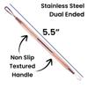 1 Professional Stainless Steel Blackhead Remover Blemish Extractor Tool  Acne Skin Nose Face Tzone Whitehead Zit Pimple Popper Comedone Pustule Removal Double Ended 2 in 1 Nonslip view 4