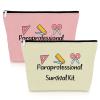 2 Pack Paraeducator Appreciation Gift Para Teacher Gifts 2 Pieces Makeup Bag Paraprofessional Thank You Presents Teaching Cosmetic Pouch Teacher Assistant Birthday Christmas Retirement Presents view 1